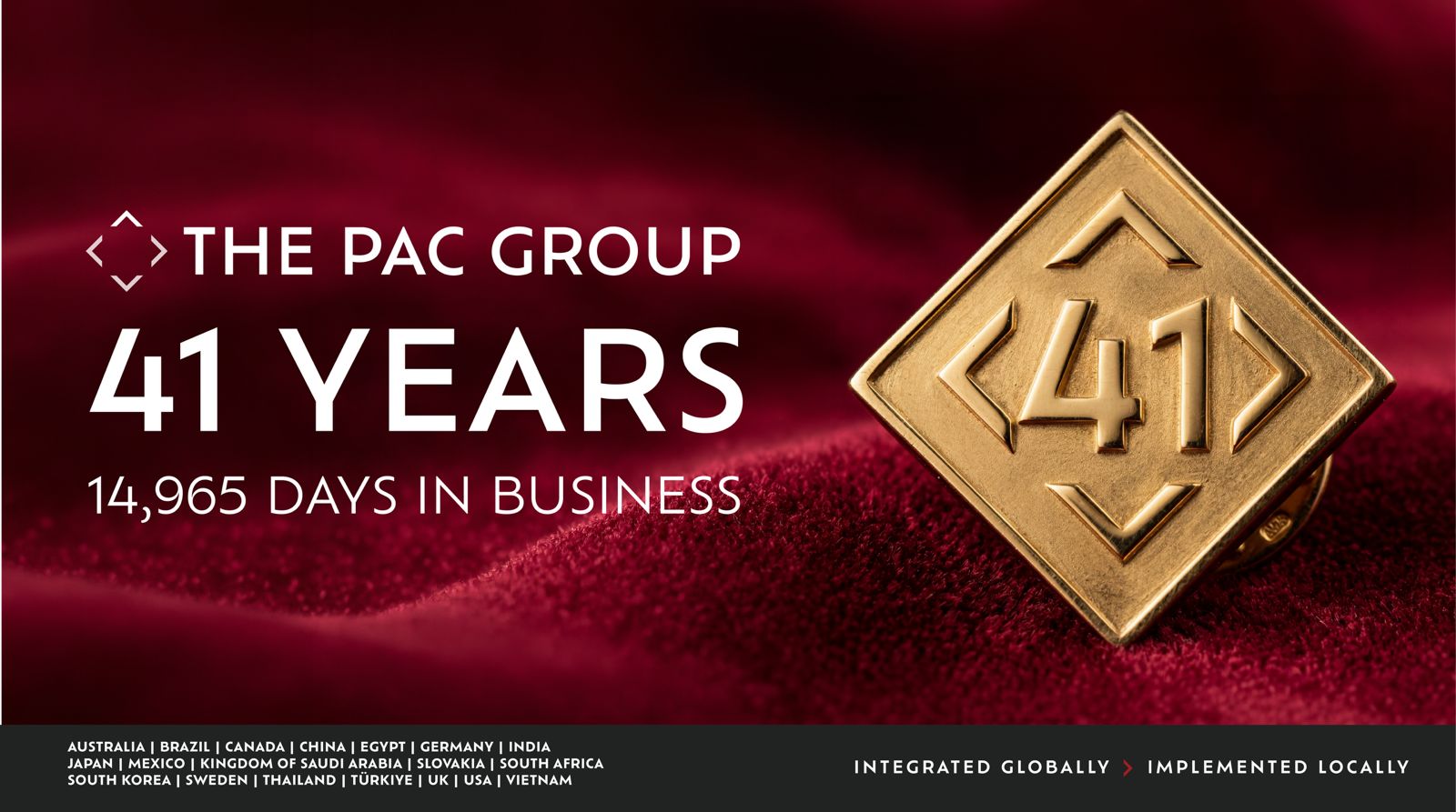 The PAC Group 41 years